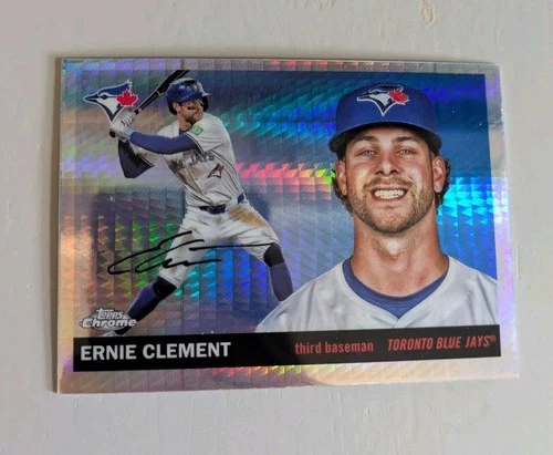 2025 Topps Chrome Ernie Clement RAW