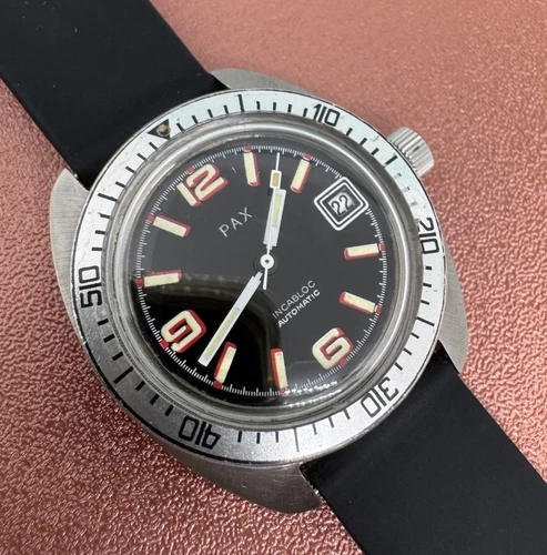 PAX Skin Diver Cal. FE 3611 all stainless steel Automatik