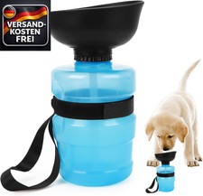 Hunde Wasserflasche Reise Trinkflasche faltbare Wasserschale 520ml für Spaziergä