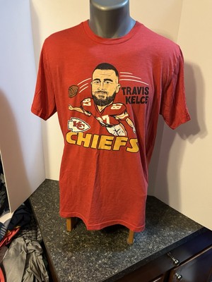 Travis Kelce Kansas City Chiefs NFL Adult Homage T-shirt Red Poly Blend Large