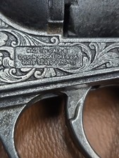 Vintage Toy Cap Gun Pistol Revolver Edison Giocattoli SPA Made in Italy Old