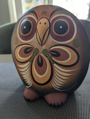 Poterie Argile Hibou Cheval  Ilyas  Regin - Photo 1/4