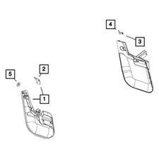 For Ram ProMaster 1500 2014-2025 Mopar 68134782AA Wheel House Bracket