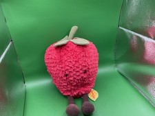 Jellycat Amuseables Strawberry Plush Stuffed Red Fruit Toy A2S W tags