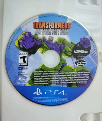 Transformers Devastation (PlayStation 4) Excellent Disc Only TESTED WORKING Mint