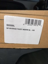 Moen S5550BL Nio 1.5 GPM One Handle High Arc Beverage Faucet, Matte Black