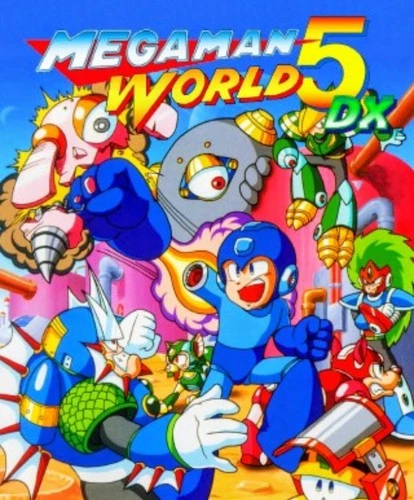 Mega Man World 5 DX Colorize Version Megaman v GB English Gameboy Color