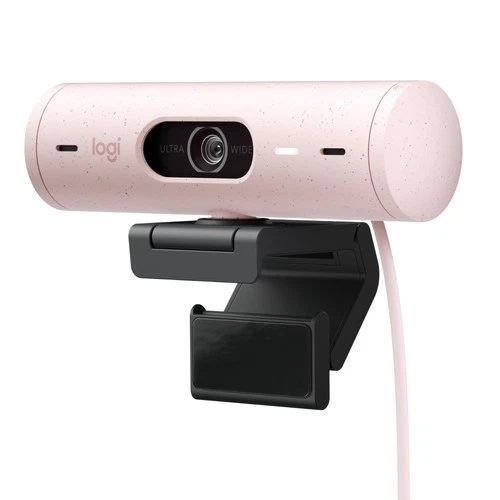 Logitech Brio 500 Full-HD-Webcam mit Auto-Lichtkorrektur und Doppelmikrofon
