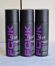 FCUK Deodorant VINTAGE 200ml x 3 French Connection Body Spray DISCONTINUED New