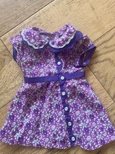 American girl doll ruthies meet dress (some damage at back of dress )