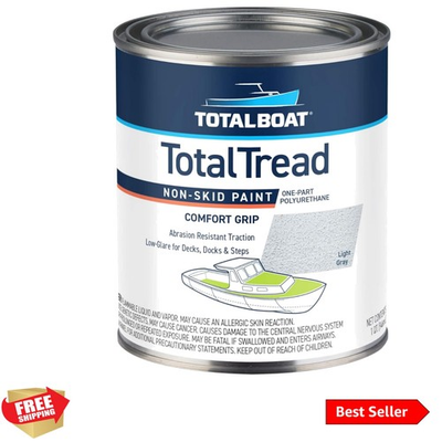 #ad 520120 TotalTread Non Skid Deck Paint Marine Grade Anti Slip Traction Coatin... $88.95