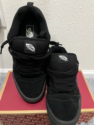 Vans Knu Skool Triple Black 90s low-top Sneaker Sz 12 