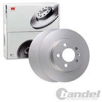 2X NK Bremsscheiben 272Mm Voll Hinten Passend FÜR Audi A1 | 3147172
