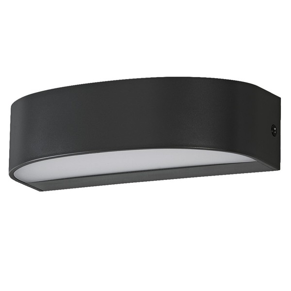 Led Wandleuchte Metall Up Down Garten Osram 3000 K IP65 B:17,2 Cm Wandlampe Haus-image