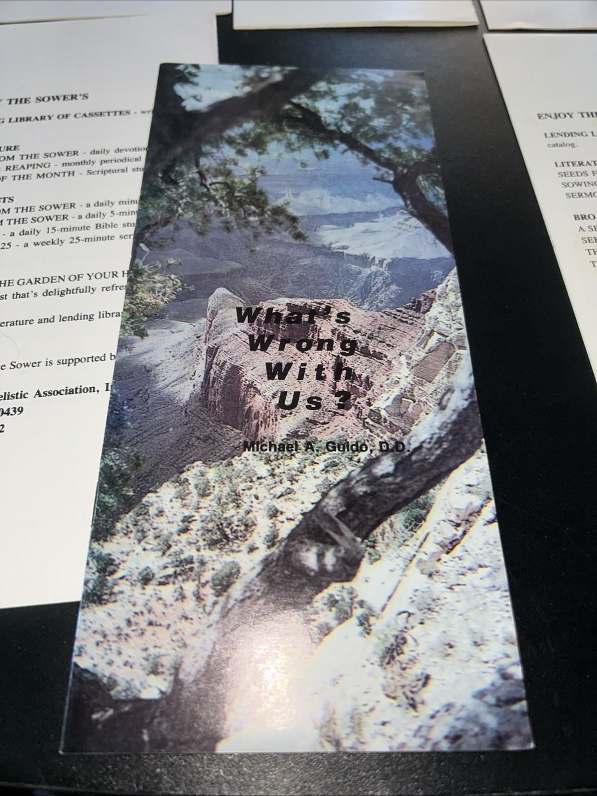 VTG 1990's Lot 11 Guido Ministries  Inspirational Booklets Religious Pamphlets