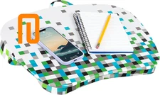 LAPGEAR MyStyle Portable Lap Desk with Cushion - Pixel 17 x 13.2 x 3", 