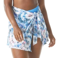 COCO REEF Amalfi Tie-Dye Pacific Sarong Skirted Bottoms Multi LG
