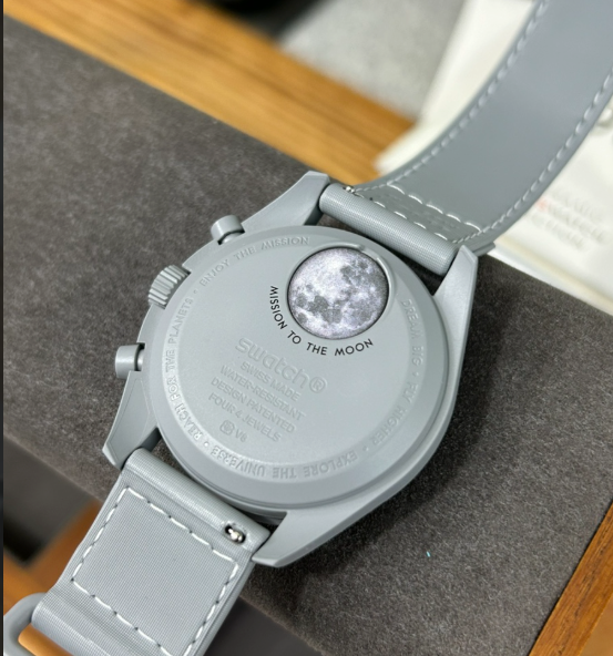 Swatch x Omega Bioceramic MoonSwatch 1965 Grey White SO33M106 | eBay