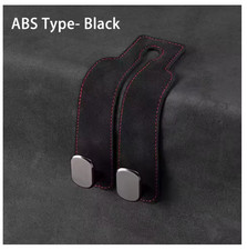 Quality 2 in 1 Car Headrest Hook Premium Suede Rear Seat Hanging Dual