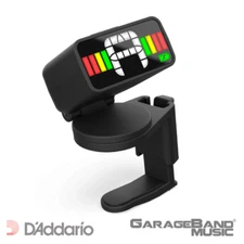 D'Addario PW-CT-12R Micro Rechargeable Headstock Tuner, Guitar, Bass and More!