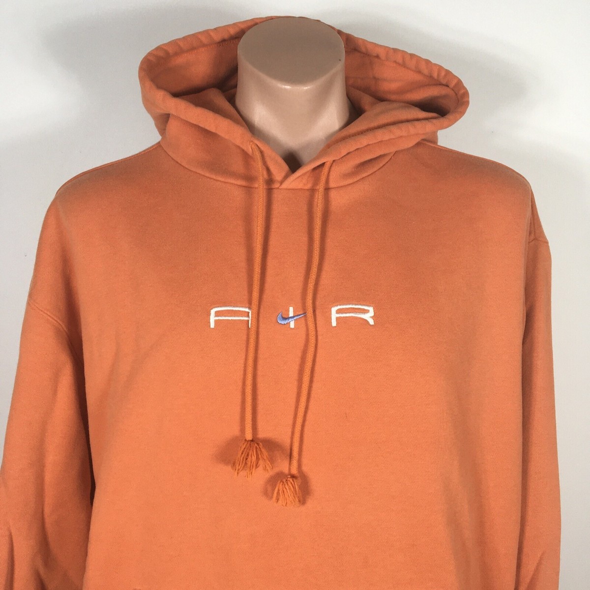 Nike Air Orange Nike Hoodie With Japanese Writing Vintage Nike