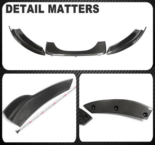 Carbon Diffusor Heckdiffusor Splitter Flap Heckschürze für BMW F85 X5M F86 X6M - Picture 12 of 12