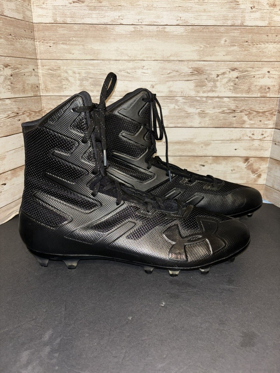 NEW Under Armour Highlight MC Football Cleats Mens Size 13.5 Black