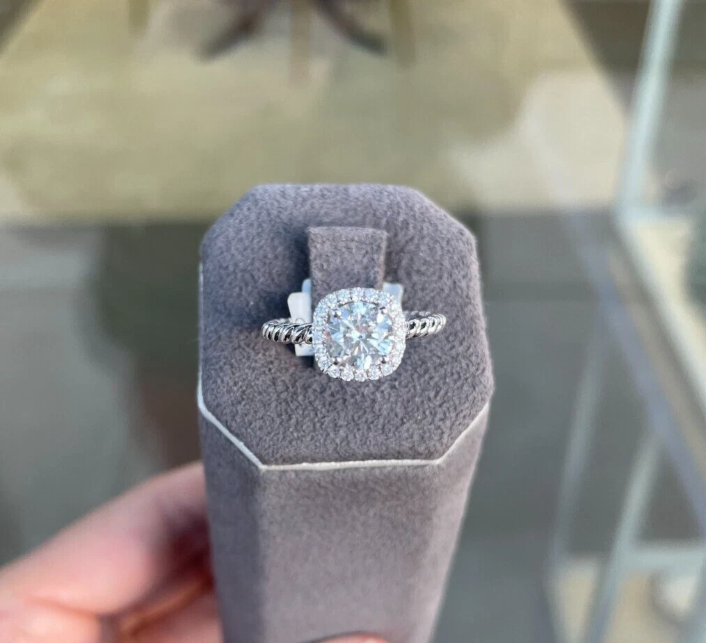 Simon g shop halo ring