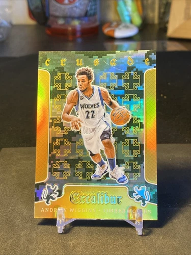 Excalibur 2015-16 15-16 Crusade Camo Prizm Andrew Wiggins Scratched