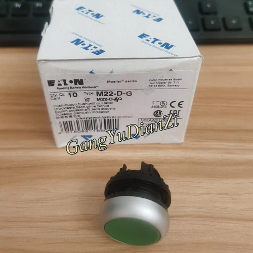 10PCS/box NEW FOR Eaton Moeller M22-D-G Pushbutton Green
