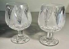 Shannon Suite by TYRONE CRYSTAL Brandy Glasses - Height 5 1/4” - Set of 2