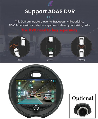 9'' Android 11 Stereo Radio GPS Navi For 2014-21 BMW Mini Cooper F55 F56 Carplay - Foto 15 di 21