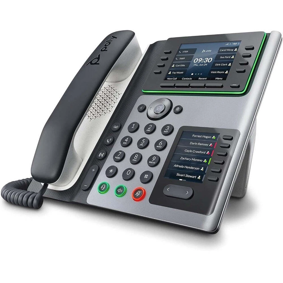 Poly Edge E450 IP Phone (2200-87030-025, 82M90AA) - New w/1-Year Warranty - Image 4 of 4