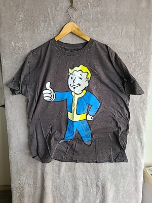 Fallout Vault Boy Men's L T-Shirt Thumbs Up Licensed Bethesda Video Game Merch