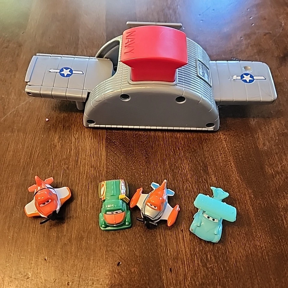 Disney Aviones Micro Drifters Lanzador de Despegue Patrón Vuelo Escuela Conjunto Lote Foto 4 de 4