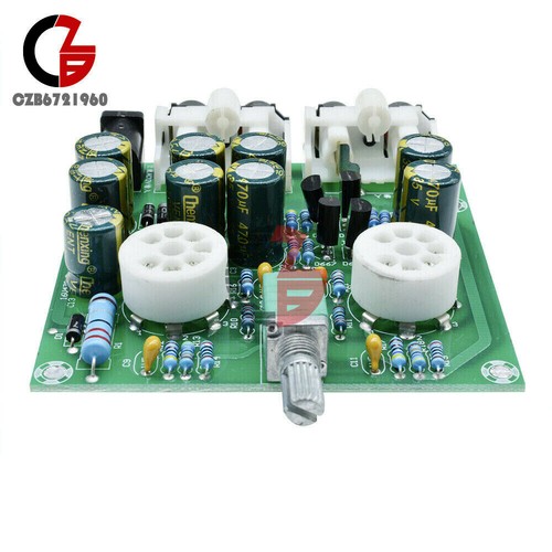 6J1 AC12V Valve Pre-amp Tube PreAmplifier Board Headphone Amplifier Acrylic Case - Picture 49 of 54