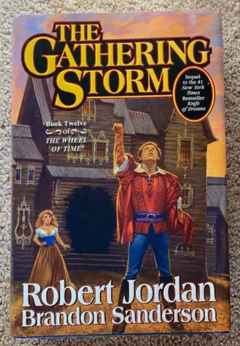 SIGNED (auto) - The Gathering Storm - Robert Jordan, Brandon Sanderson - 1st Ed