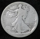 1916-S Walking Liberty Half Dollar * Obverse Mint Mark * Full Date * 4047