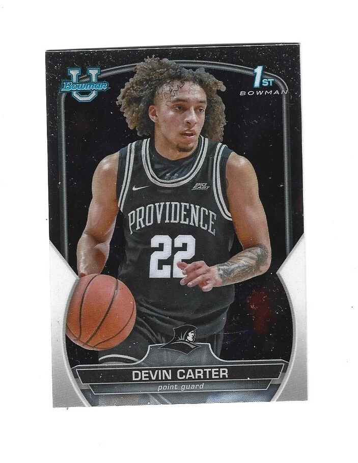 Devin Carter trading card