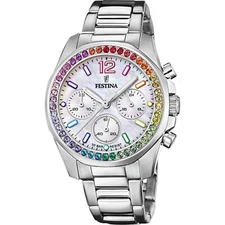Festina F20606/2 Women's Rainbow Steel Bracelet Watch
