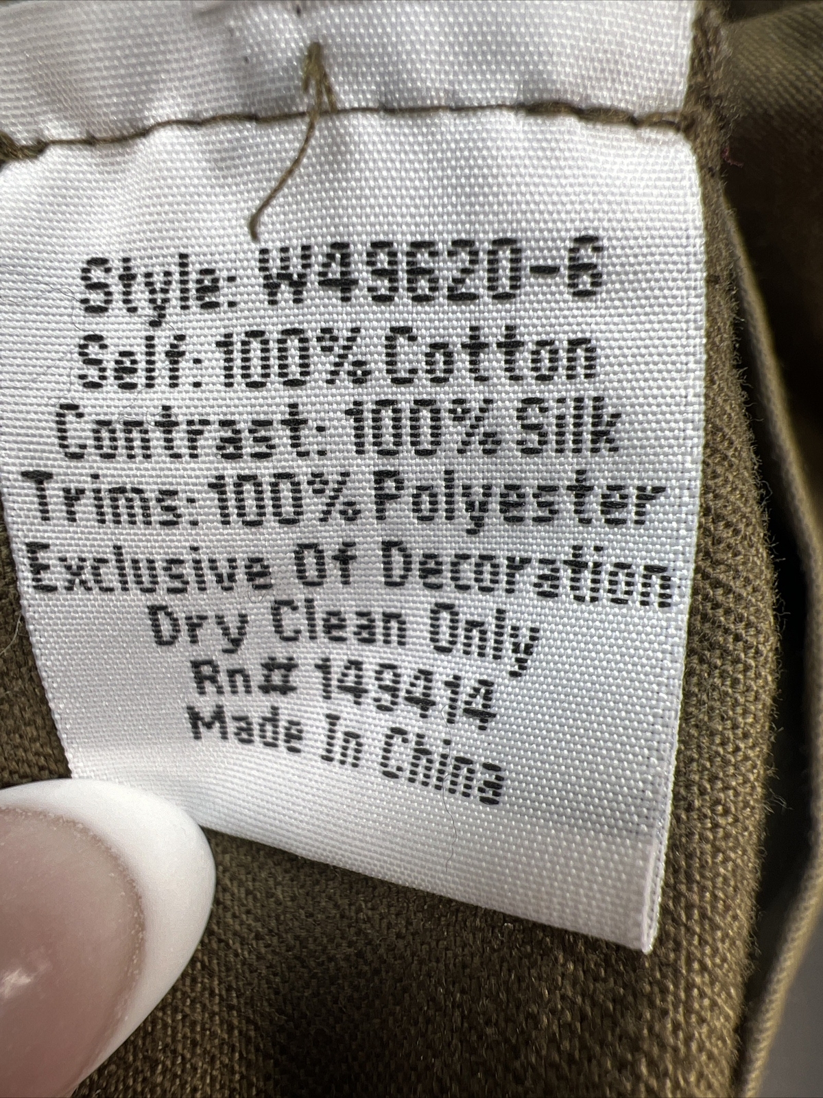 JOHNNY WAS WORKSHOP Embroidered Patchwork MILITAR… - image 9