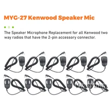 10PC Speaker Mic Microphone For TK2160 TK2170 TK3170 NX220 NX320 TK2302 TK3207