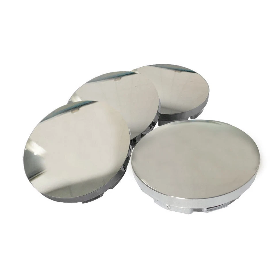 4 PIEZAS 56mm Universal Tapacubos Tapa Central Rueda Neumático Llanta Buje Cromo Tapa Cubierta Piezas Foto 4 de 4