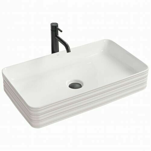 Vicco ensemble de meubles de salle de bains, blanc, 2 pièces