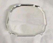 Antique Sterling silver Salver / Waiter.  Sheffield 1933. By James Dixon & Sons 