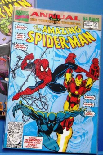 INCROYABLE SPIDER-MAN ANNUEL 25 (1ère histoire de venin solo, Iron Man, panthère noire) - Photo 1 sur 2