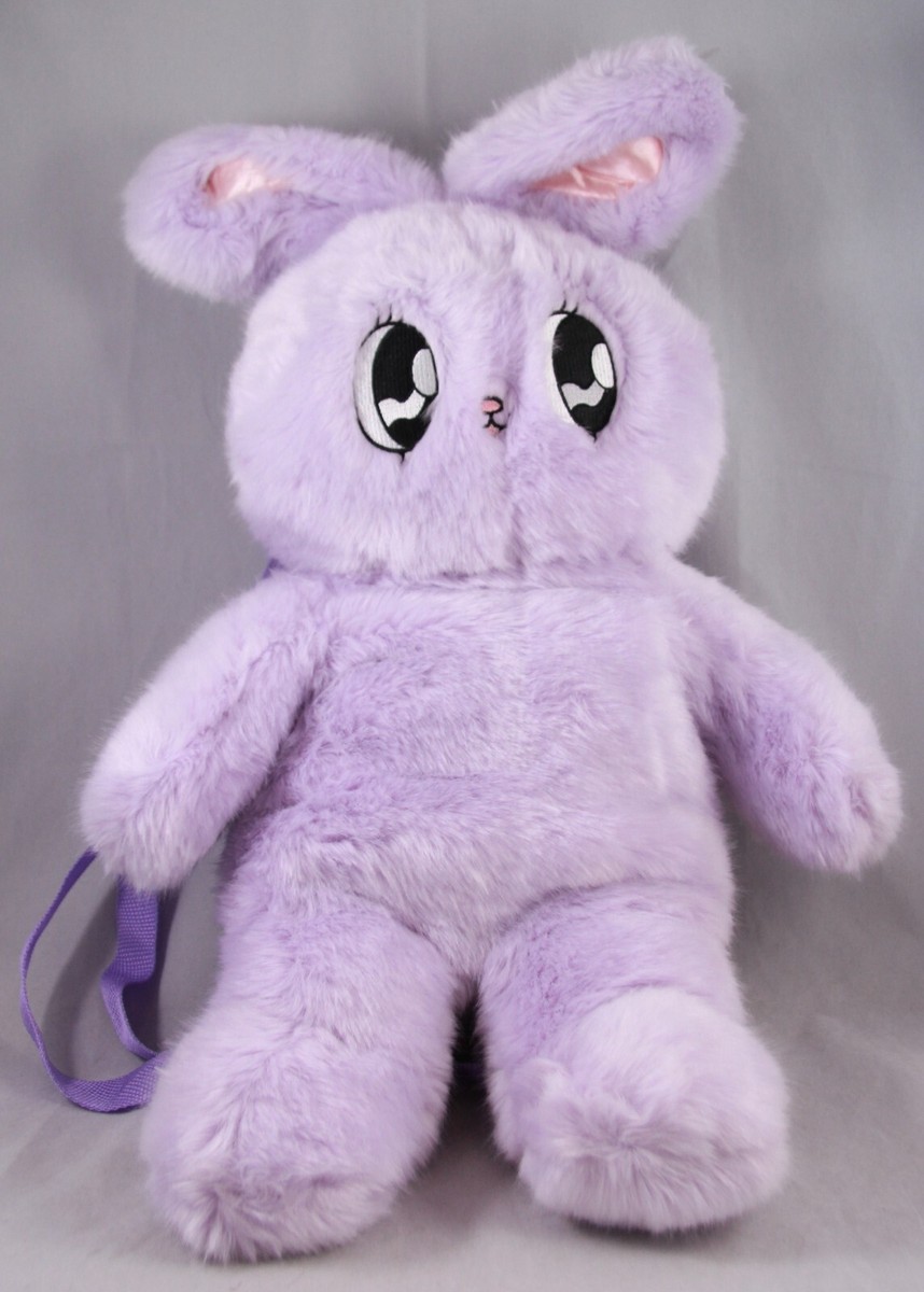 Esther Kim Esther Bunny Purple Plush 22 inch (56cm) Backpack NWOT