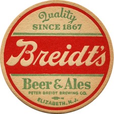 Vintage Breidts Beers And Ales Ad Reproduction Metal Sign FREE SHIPPING