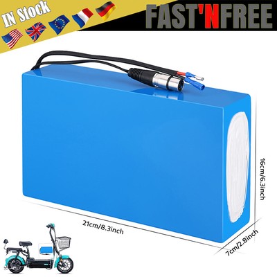 36V 20Ah Akku 960Wh Akkupack BMS & Ladegerät Batterie für E-Bike Scooter Pedelec