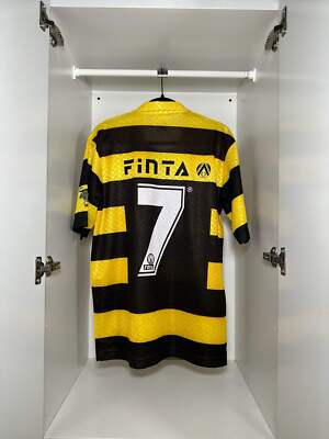 90s umbro Golden Premium Beer サッカーユニフォーム VTG England 1990-1991 Home Goalkeeper Umbro Jersey Size 30/32 RARE